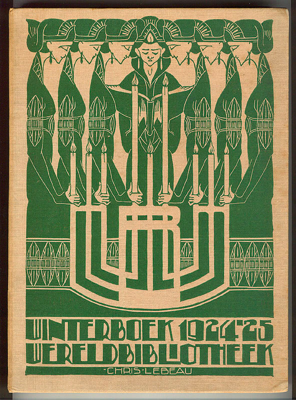 Winterboek Wereldbibliotheek 1924-1925, bandontwerp: Chris Lebeau (1924)
