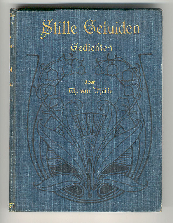 Stille geluiden - Gedichten door W. van Weide (1903), bandontwerper onbekend
