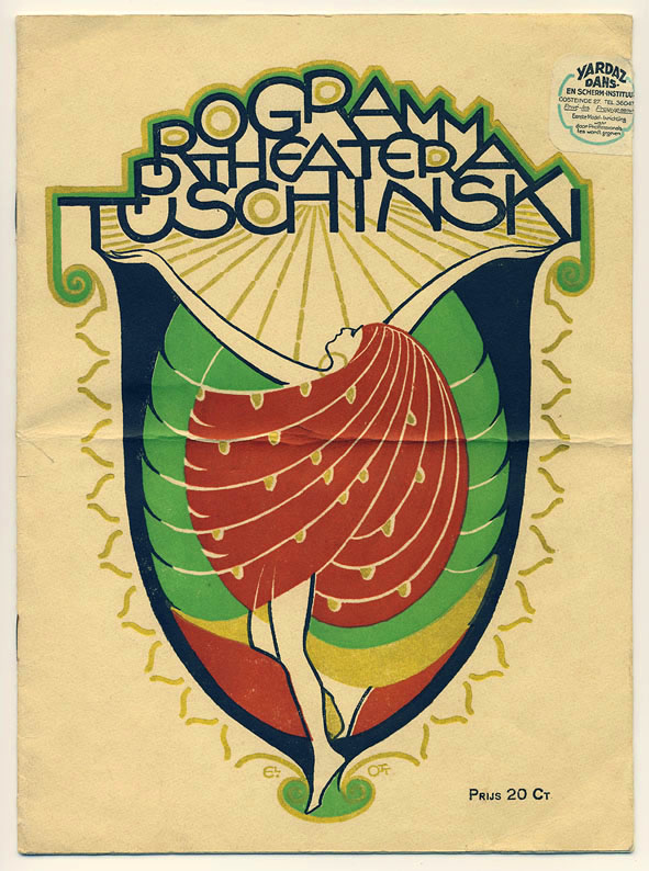 Programma Theater Tuschinski, omslagontwerp: Elias Ott (1924)
