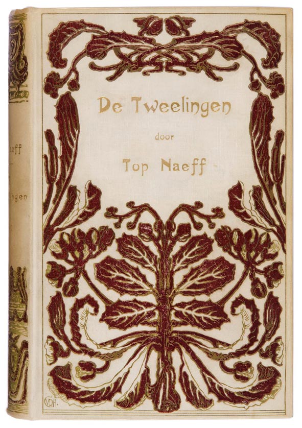 De Tweelingen door Top Naeff, bandontwerp: Cornelia van der Hart (1906)
