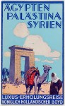 Reisbrochure - Ägypten, Palästina, Syrien - Koninklijke Hollandsche Lloyd, ontwerp: Piet van der Hem (1931)